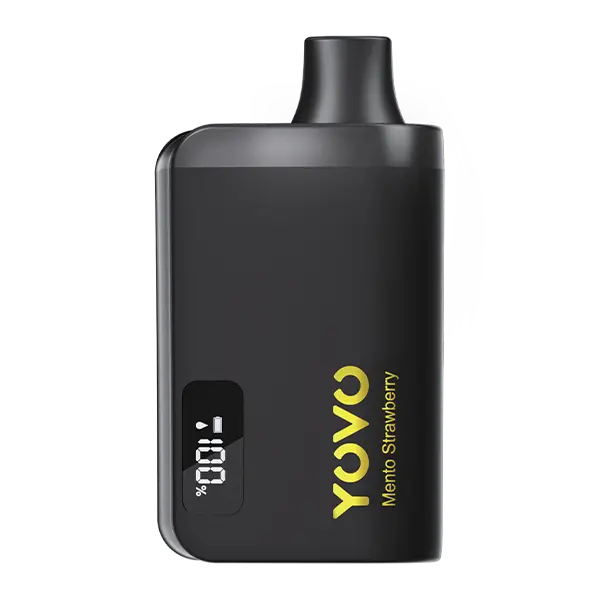 BUY 1 GET 1 FREE Mento Strawberry YOVO JB8000 Black Golden Edition | Vape Amazon India